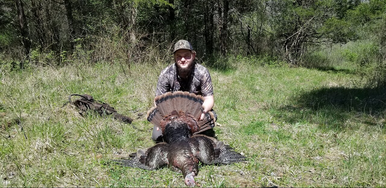 Peter Gets His 1st Wild Turkey