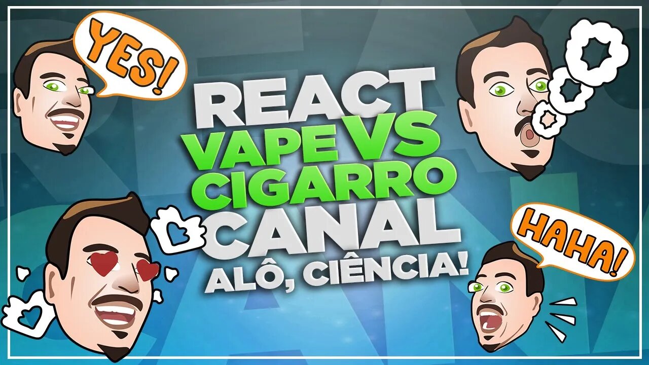 HAZARD REAGE: VAPE vs CIGARRO - Canal Olá, Ciência! | Cortes do Vaporaqui