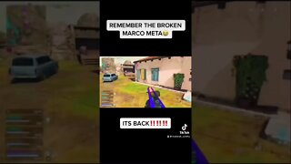 MARCO 5 META BACK!!! #warzone #shorts #callofduty