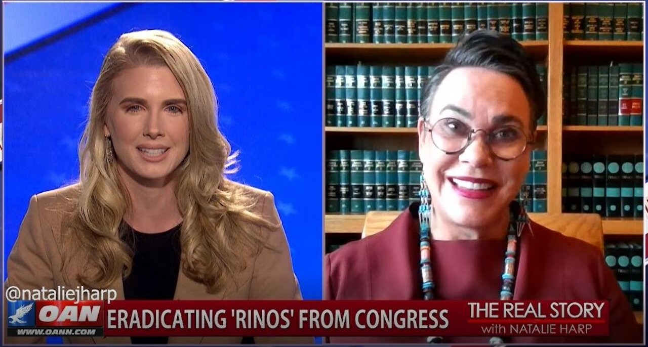 The Real Story - OAN Laughable Liz Cheney with Harriet Hageman