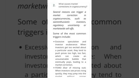 What Causes Market Corrections In Cryptocurrency? #cryptomash @Hashoshi4 @CryptoCasey @Finematics