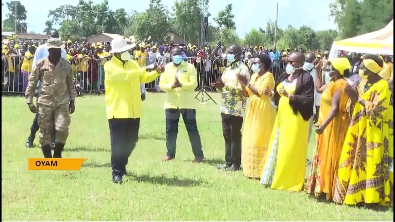 Oyam North Parliamentary by-election - Museveni campaigns for NRM candidate based on achievements