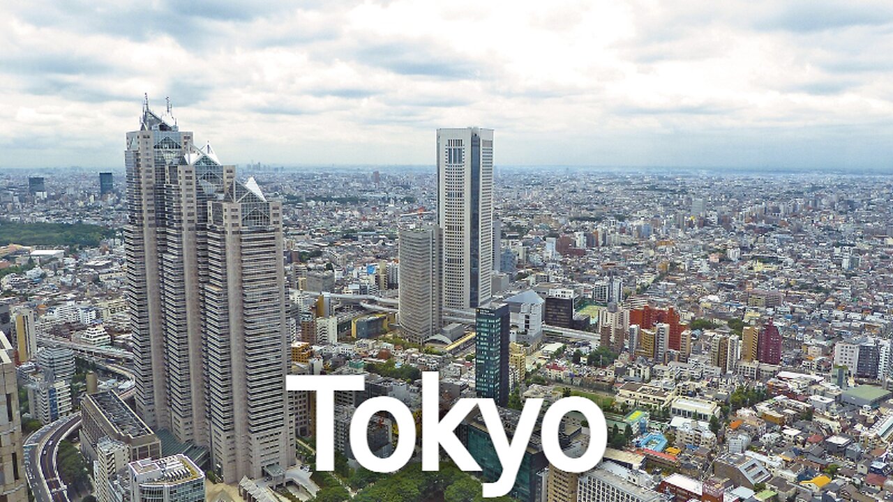 "Mesmerizing Tokyo Cityscape from Above | Aerial Drone Footage"