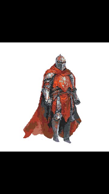 MEDIEVAL KNIGHT Cross Stitch Pattern by Welovit Cross Stitch | welovit.net | #welovit #crossstitch