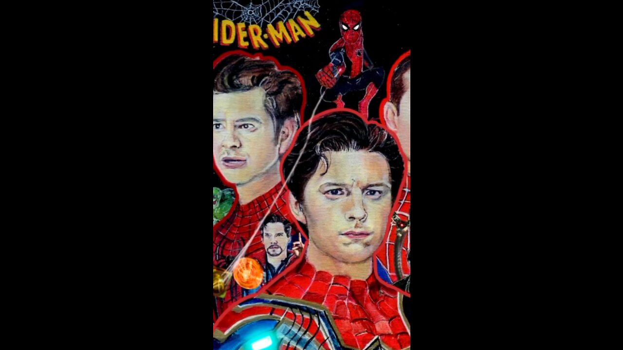 Turned My Spiderman Painting Into An Animation