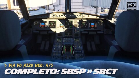 Vamos voar o A320 neo? Episódio 04-05: Voo Completo - SBSP SBCT