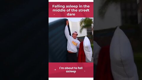 Falling asleep in the middle of the street dare | ben azelart,brent rivera,Lexi rivera,stokes twins|