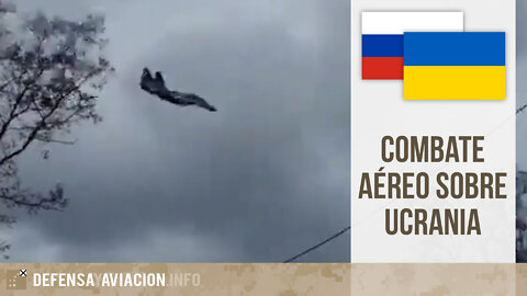 Combate aéreo sobre Ucrania