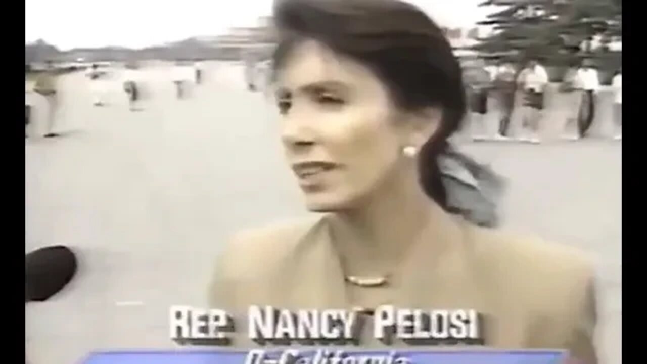 Nancy Pelosi Also Provoked China 31 Years Ago.