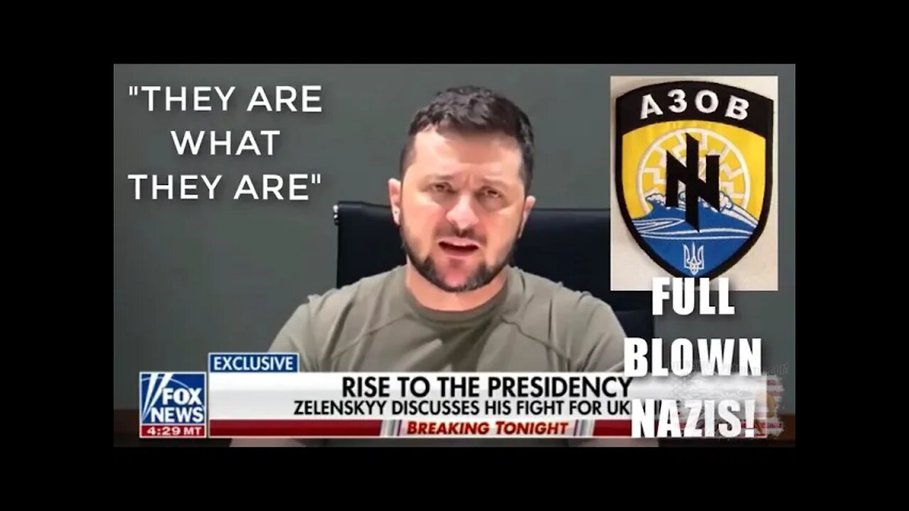 Zelenskyy Admits to Nazi Battalions Being an Official Part of His Military, Compared to Putin's Take