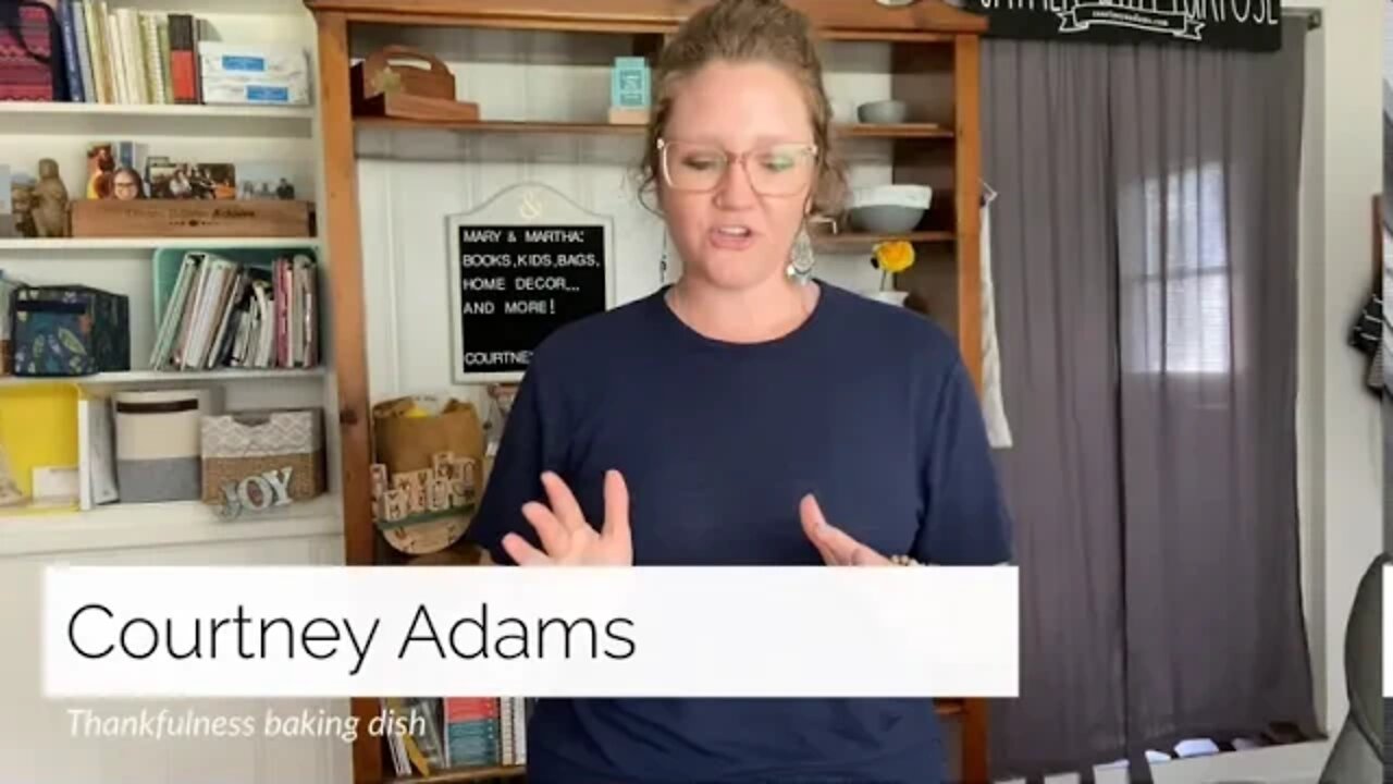 Thankfulness baking dish