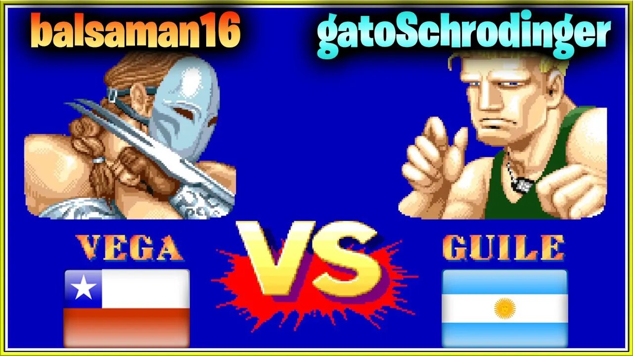 Street Fighter II': Champion Edition (balsaman16 Vs. gatoSchrodinger) [Chile Vs. Argentina]