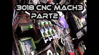 3018 CNC Mach3 Conversion with Full Chip Containment System Air compressor Part 2