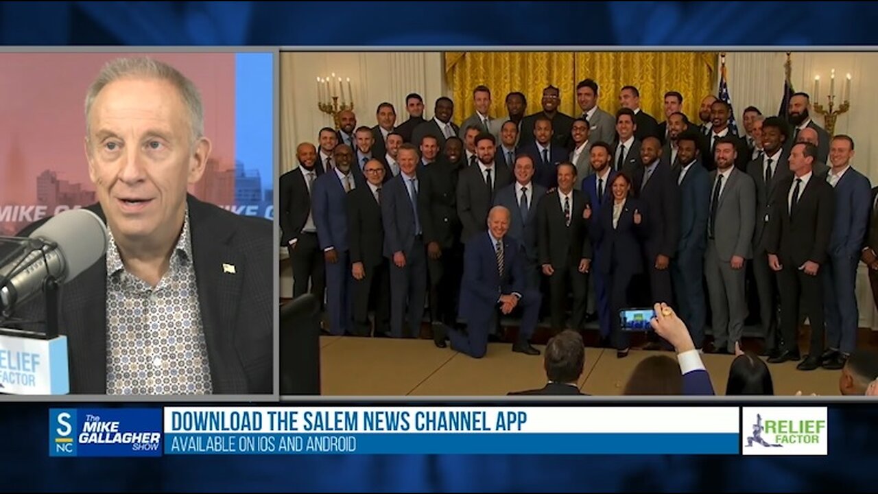 The Biden / Harris photo-op with the Golden State Warriors takes an awkward turn