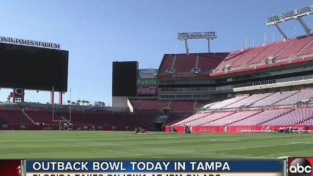 Outback Bowl today in Tampa