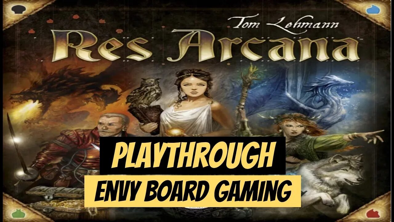 Res Arcana Board Game Playthrough (with expansions)