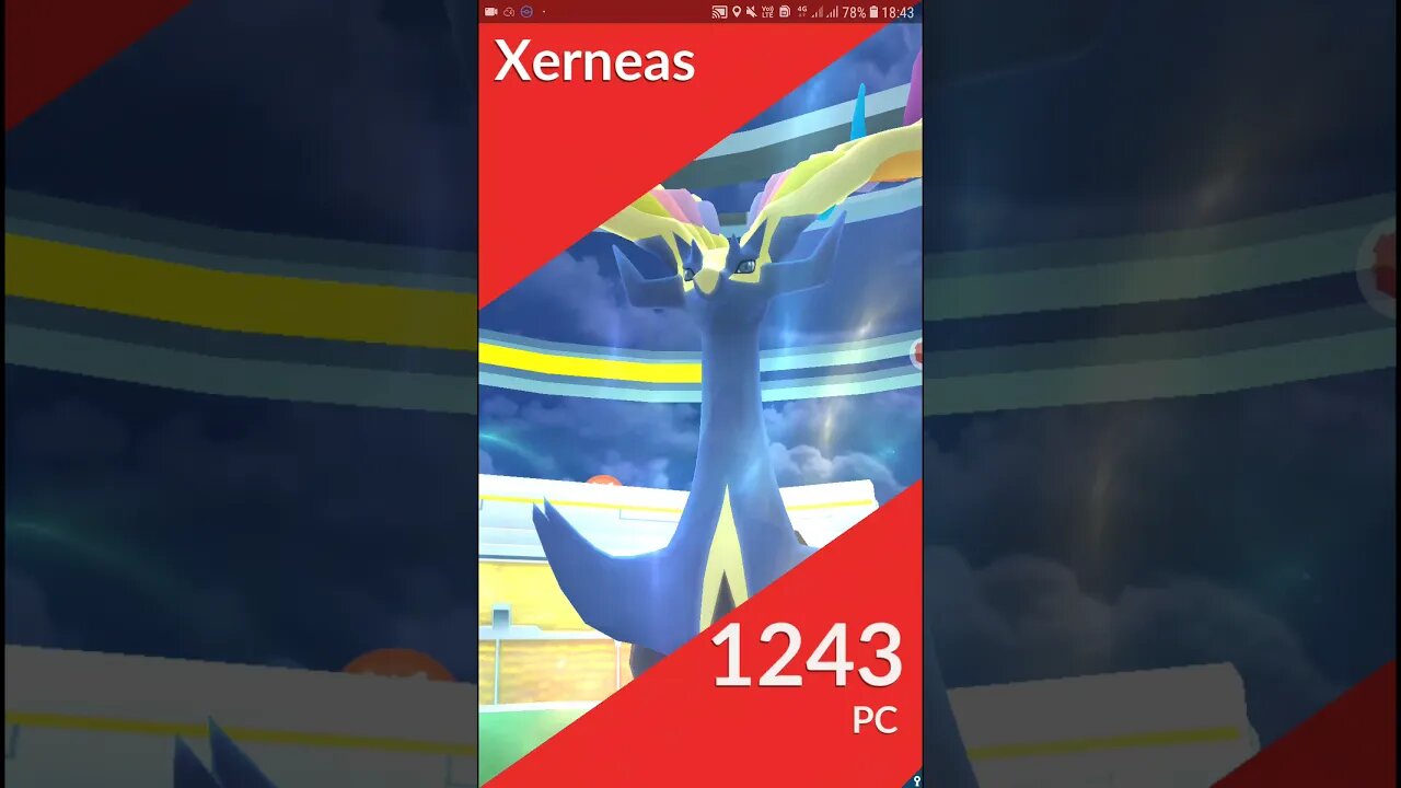 Pokémon GO - Hora Lendária 2º de 3 Reides de Xerneas