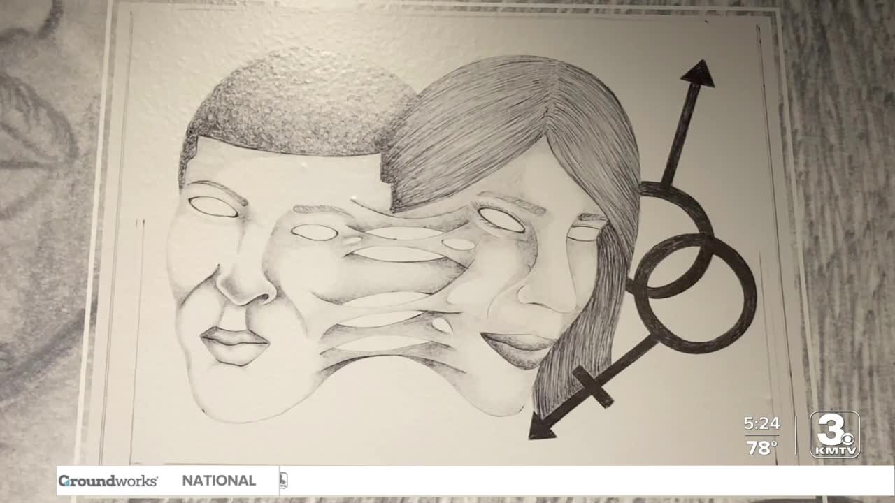 Exhibit at UNO's Criss Library features artwork by LGBTQ+ inmates