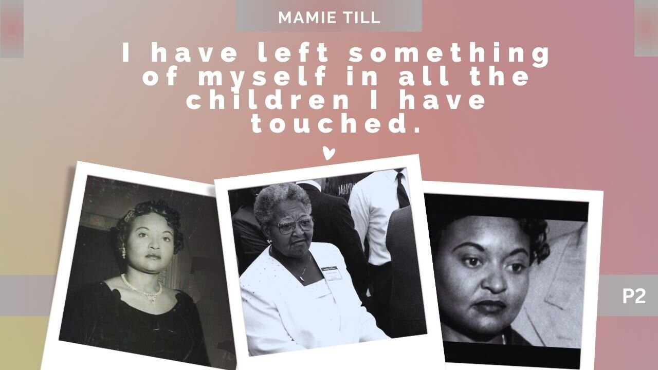 The BEST Interview Given By Mamie Till - P2 Unedited