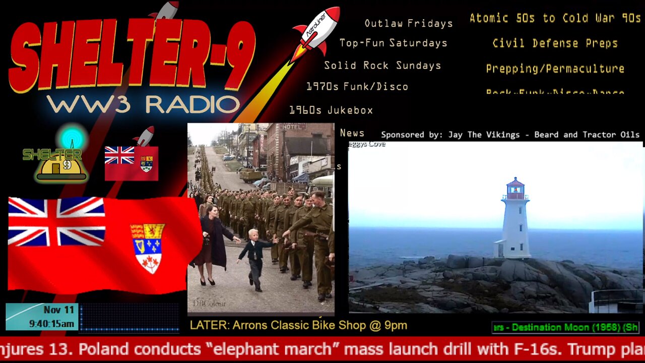 WW3 FM | Shelter-9 | Nov 11 | Music & Prepper News