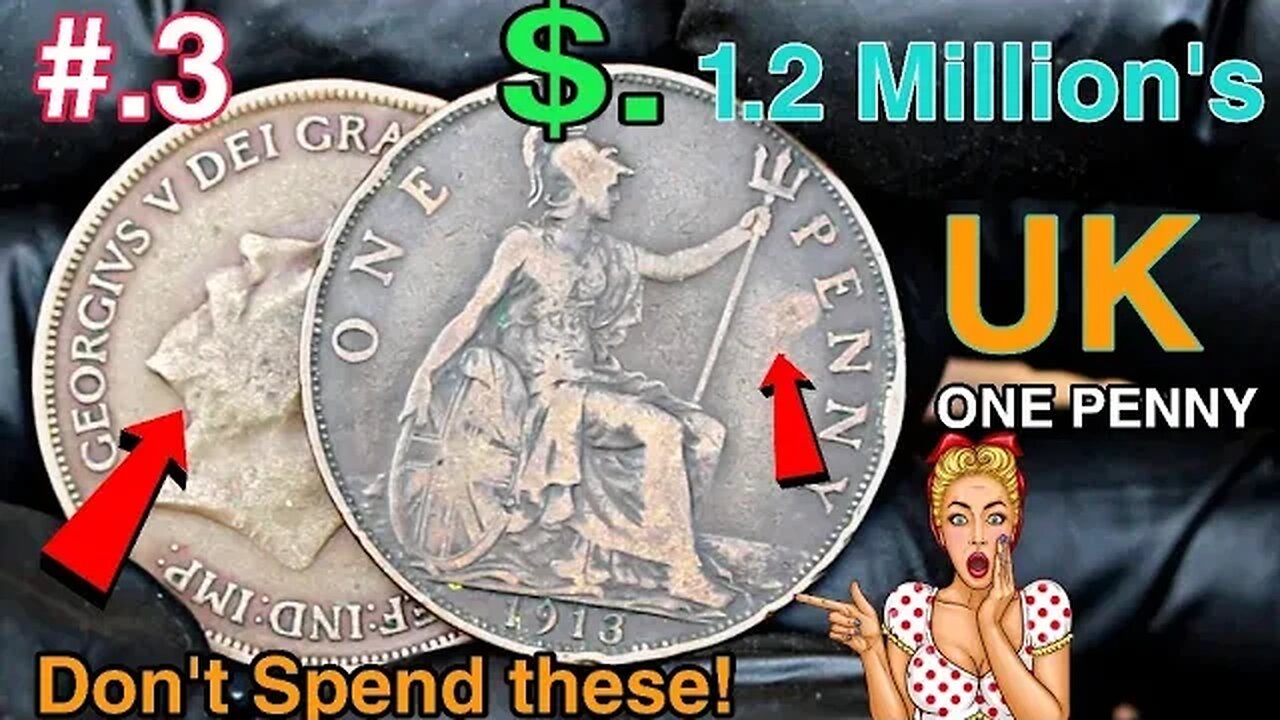 UK one penny coins Rare good or black shade coins worth up $1.2 million Look for Coins worth money!