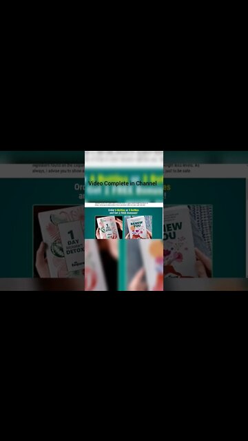 Video Complete on Channel with title "Exipure Label"