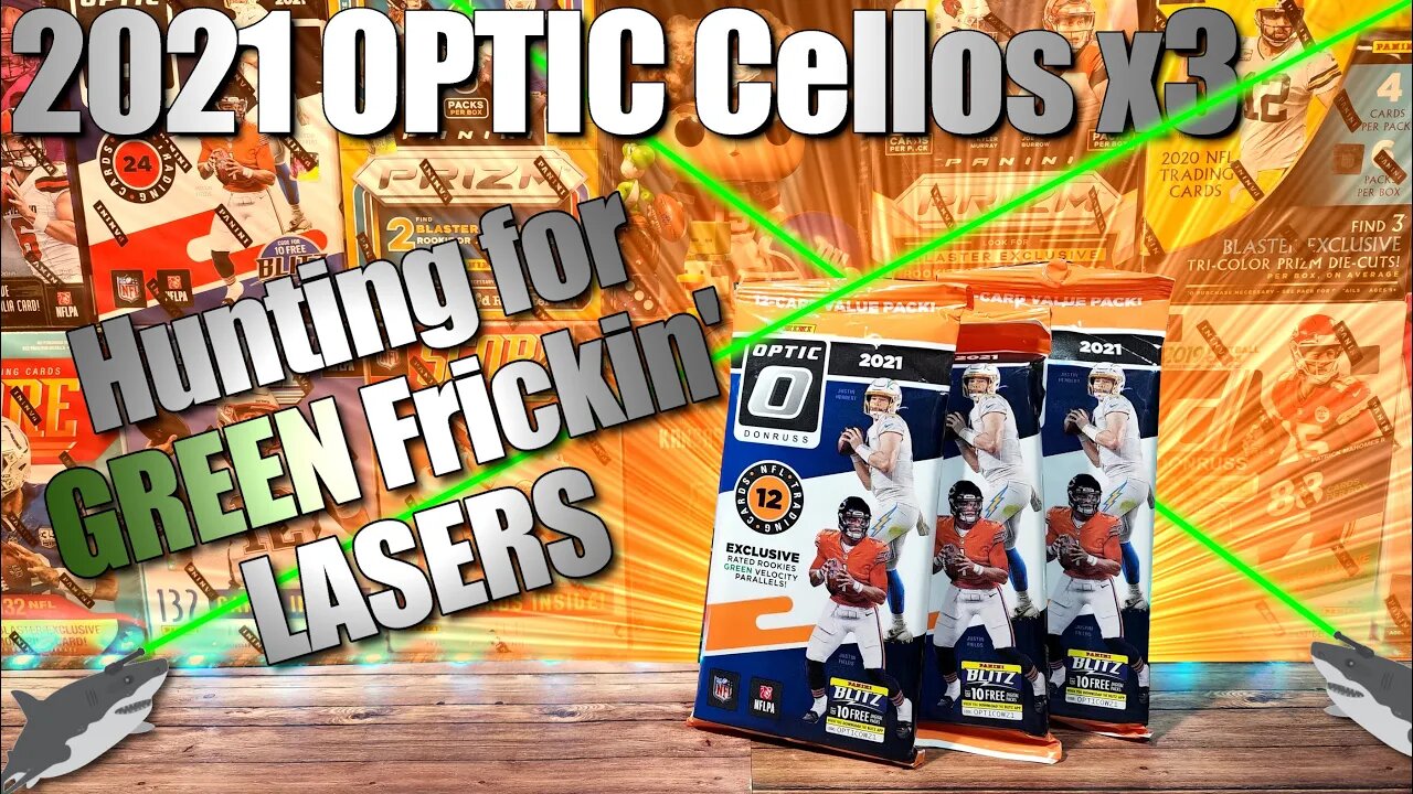 2021 Donruss Optic Football Cello x3 | Hunting for Green Laser Rated Rookies