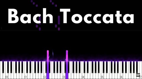 Bach Toccata and Fugue in D Minor - Piano Tutorial