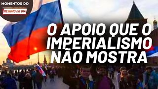 População europeia apoia Rússia contra os imperialismo | Momentos