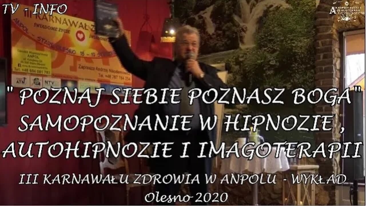 POZNAJ SIEBIE POZNASZ BOGA - SAMOPOZNANIE - HIPNOZA , ZDROWIE , OPTYMIZM I DUCHOWOŚĆ /2020 ©TV INFO