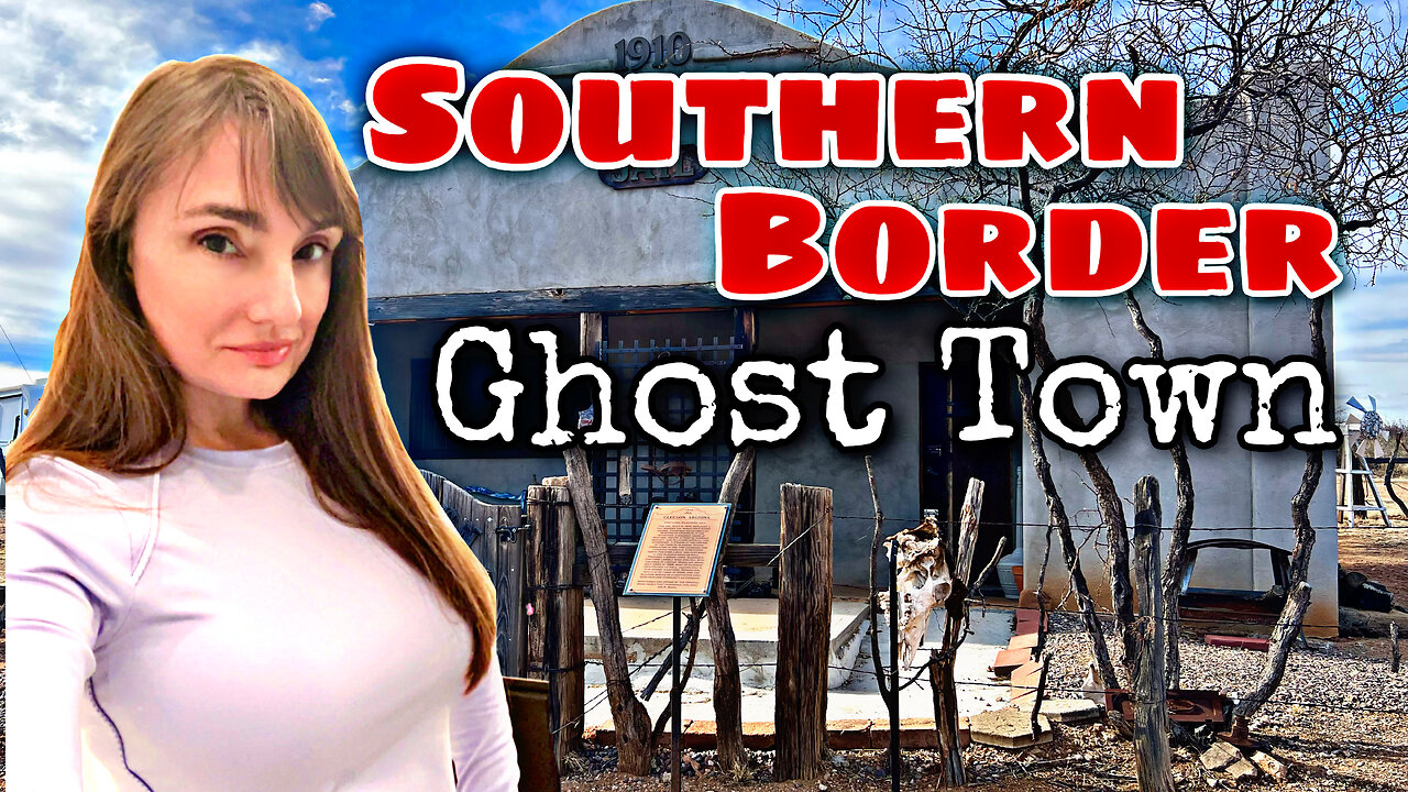 Southern Border Ghost Town 🌵🇺🇸🇲🇽 ghosttown #vlogs