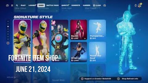 Fortnite Item Shop|June 21, 2024