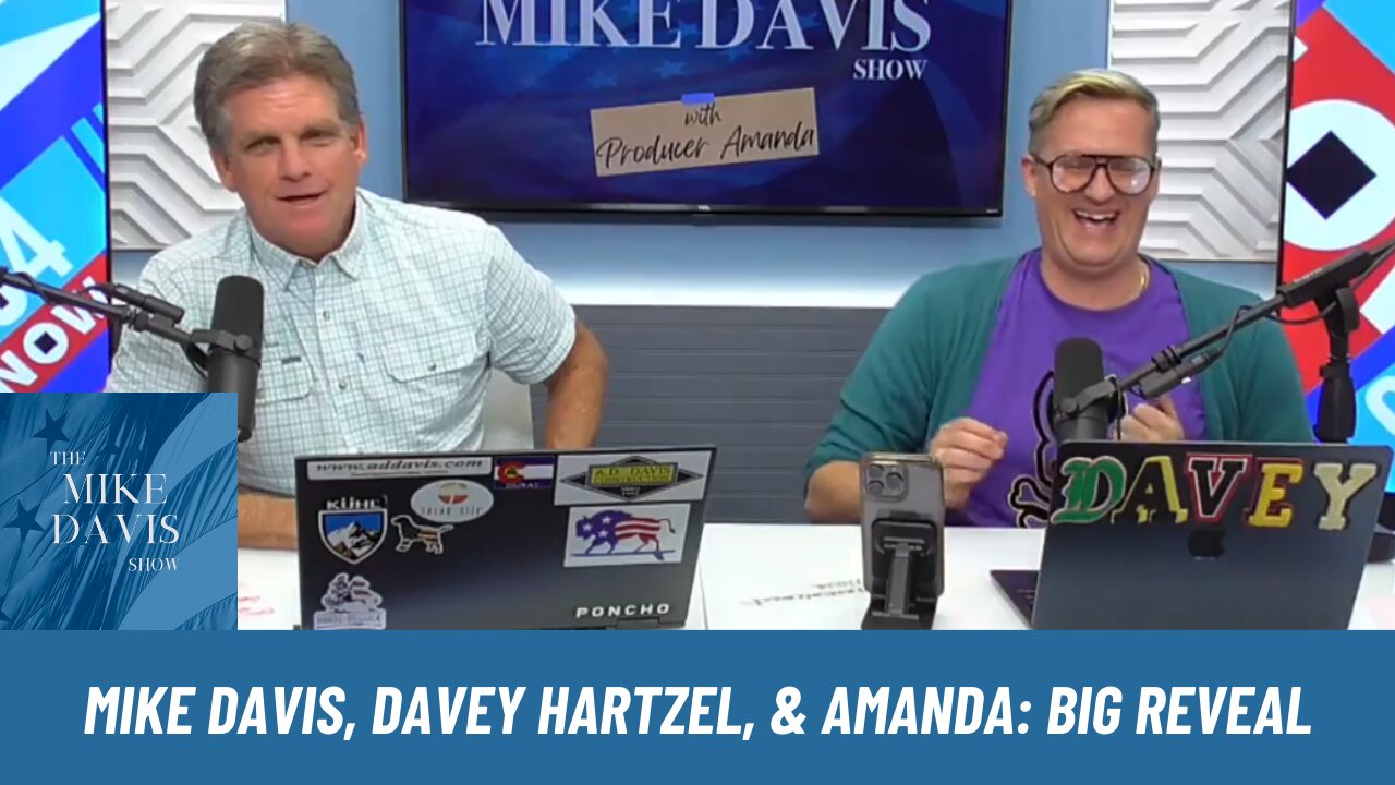 Big Reveal with Mike Davis, Davey Hartzel & Producer Amanda "This Evening."