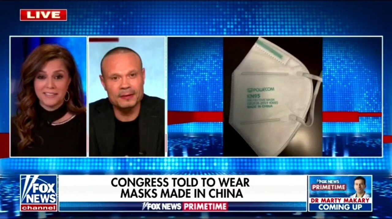 Bongino Slams The Dumbest People In Congress Using Masks Made In China