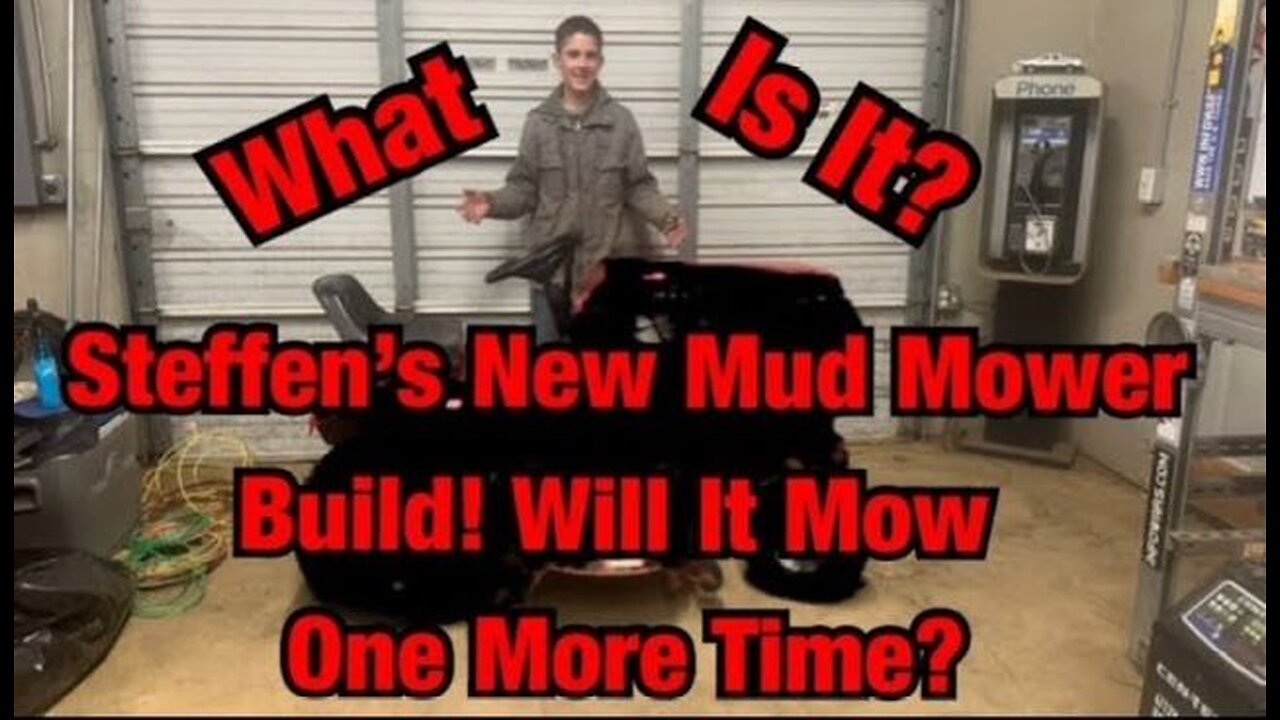 Steffen's New Year's Mud Mower Build! Will It Mow One More Time? What Did He Get?