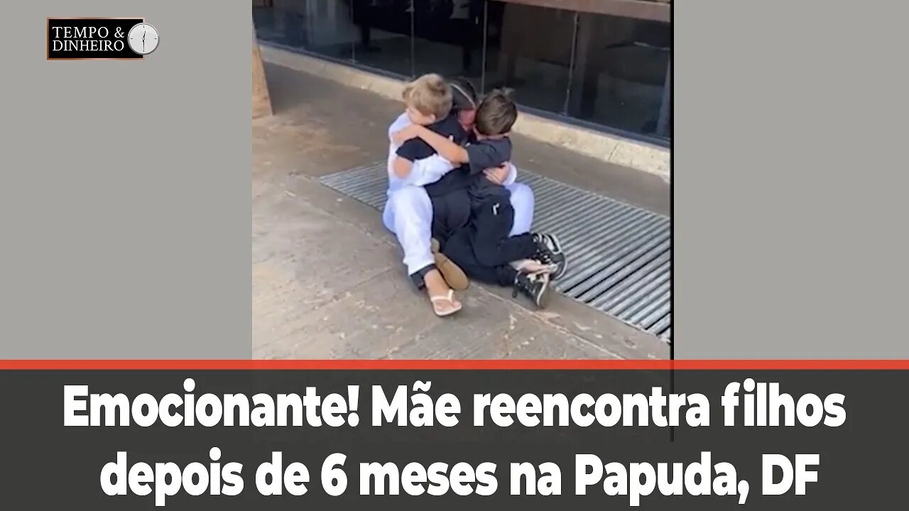 Emocionante! Mãe reencontra filhos depois de 6 meses na Papuda, DF