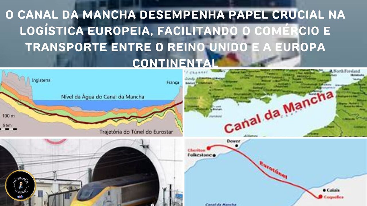 Canal da Mancha e Eurotúnel: Logística essencial, conectando o Reino Unido à Europa continental