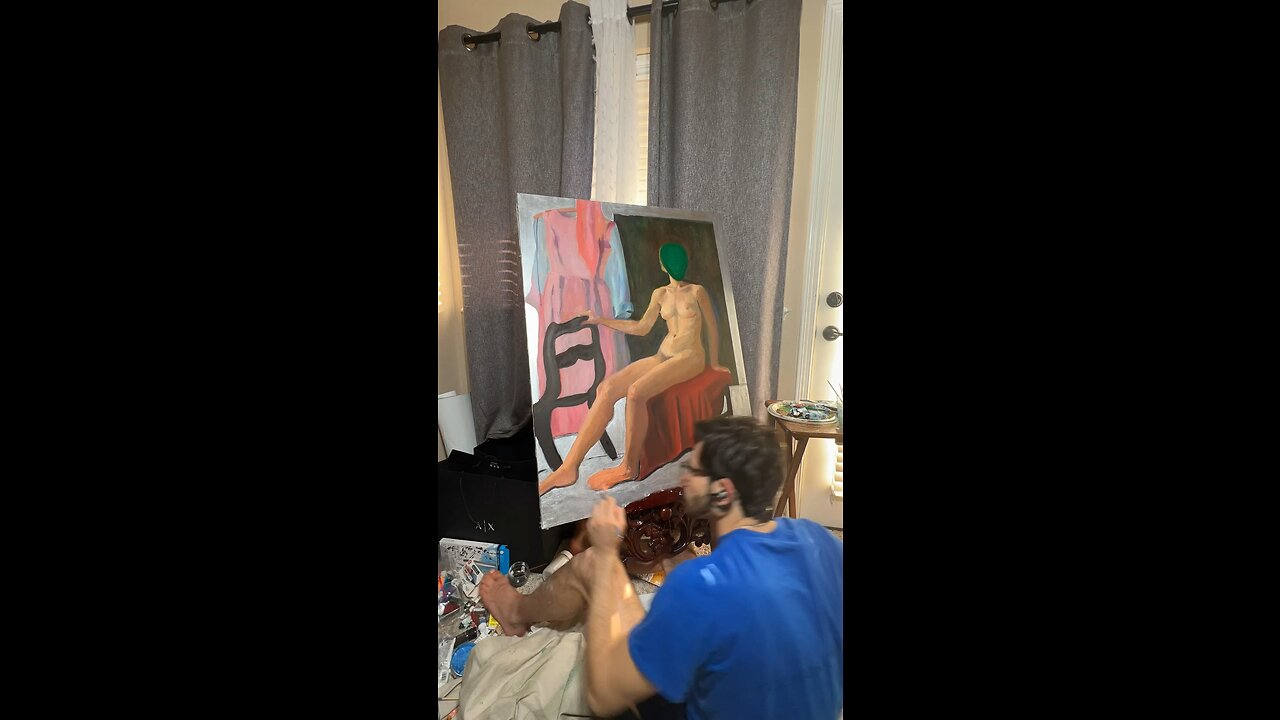 Part 2 Alien Girl Timelapse Painting
