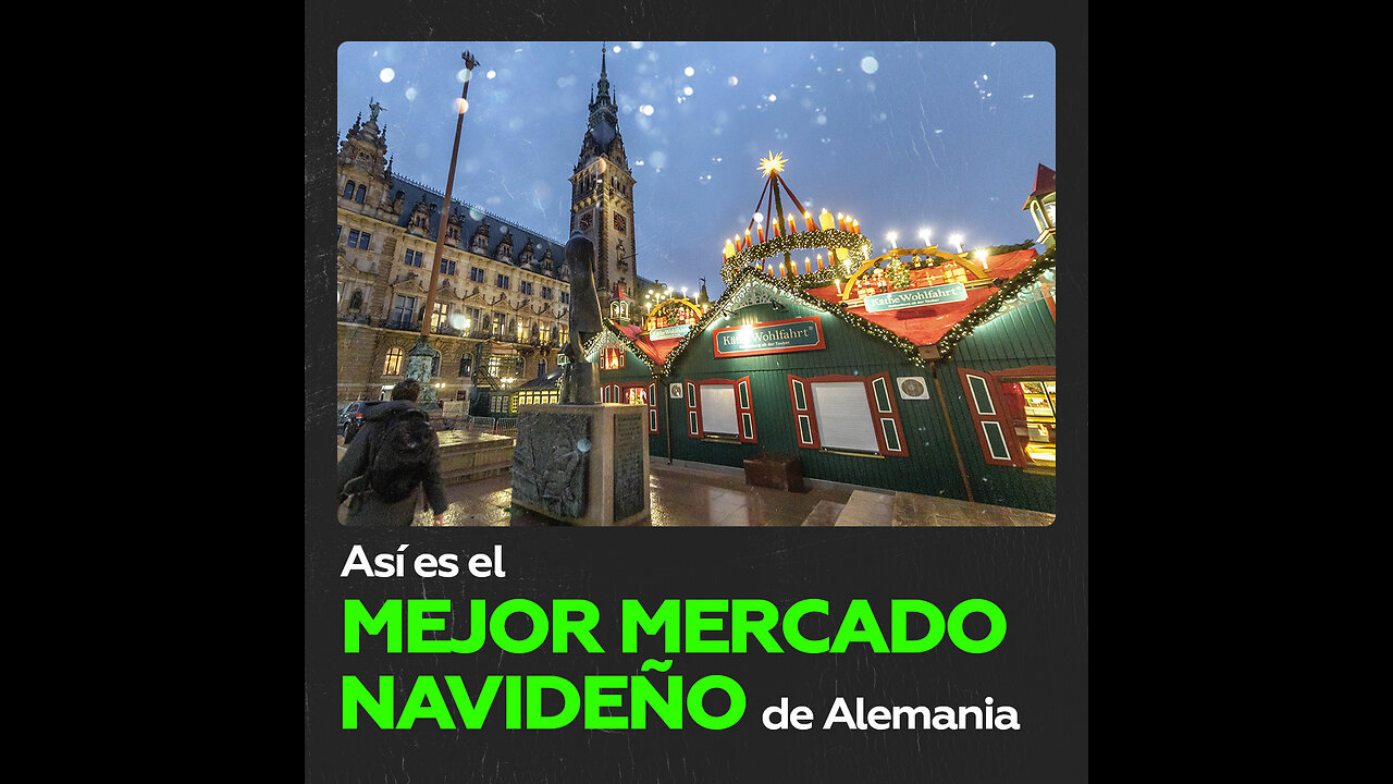 Un ambiente festivo reina en el ‘mejor mercado navideño de Alemania’