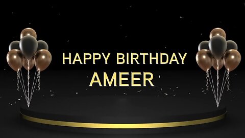 Wish you a very Happy Birthday Ameer