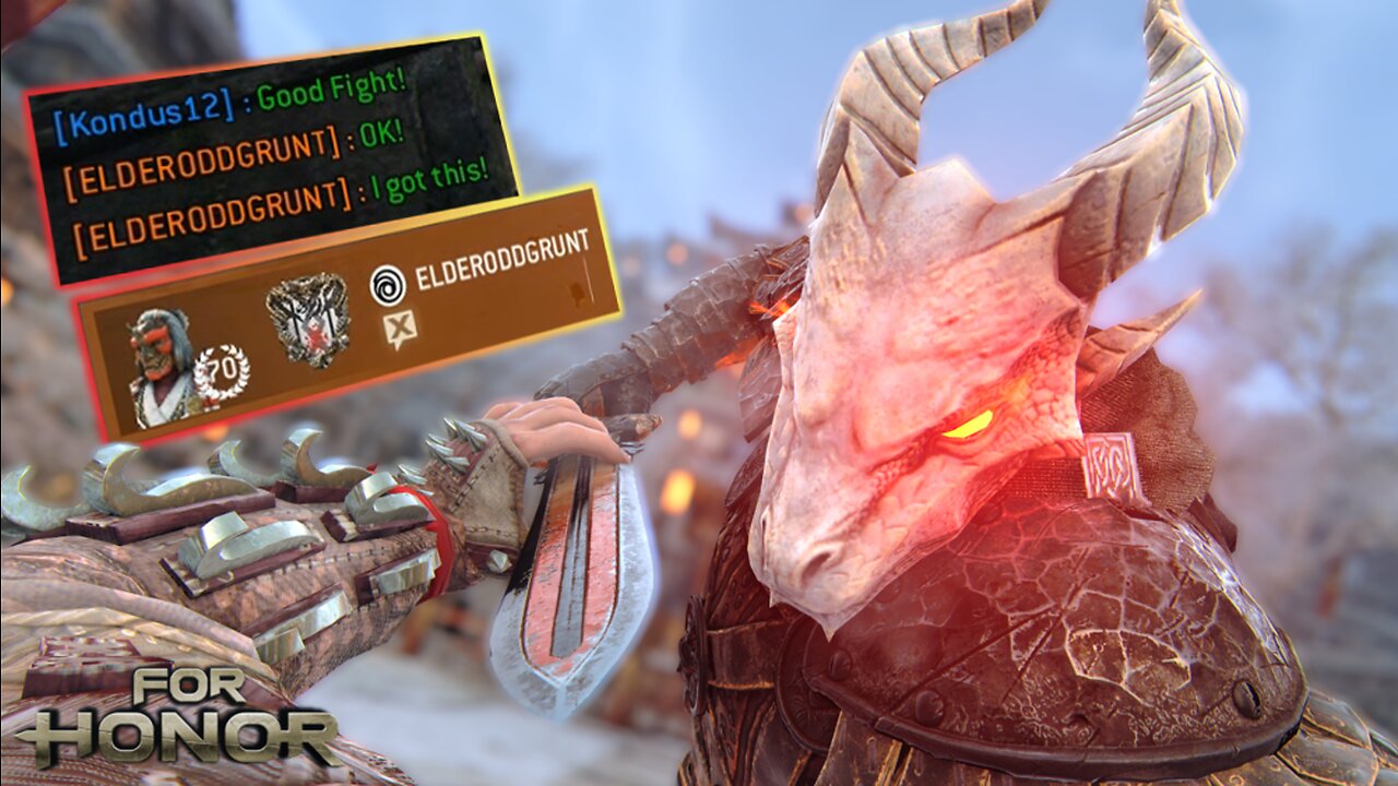 Guy pulls out his Rep 70 Kensei to try to teach me a lesson... [For Honor]