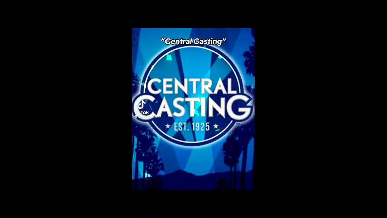 Ever hear Trump say “central casting” look it up!