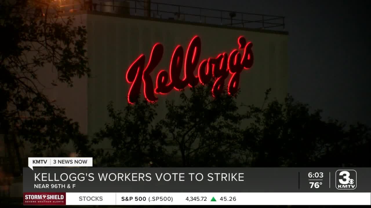 Kellogg's workers strike after failed contract talks, Omaha plant included