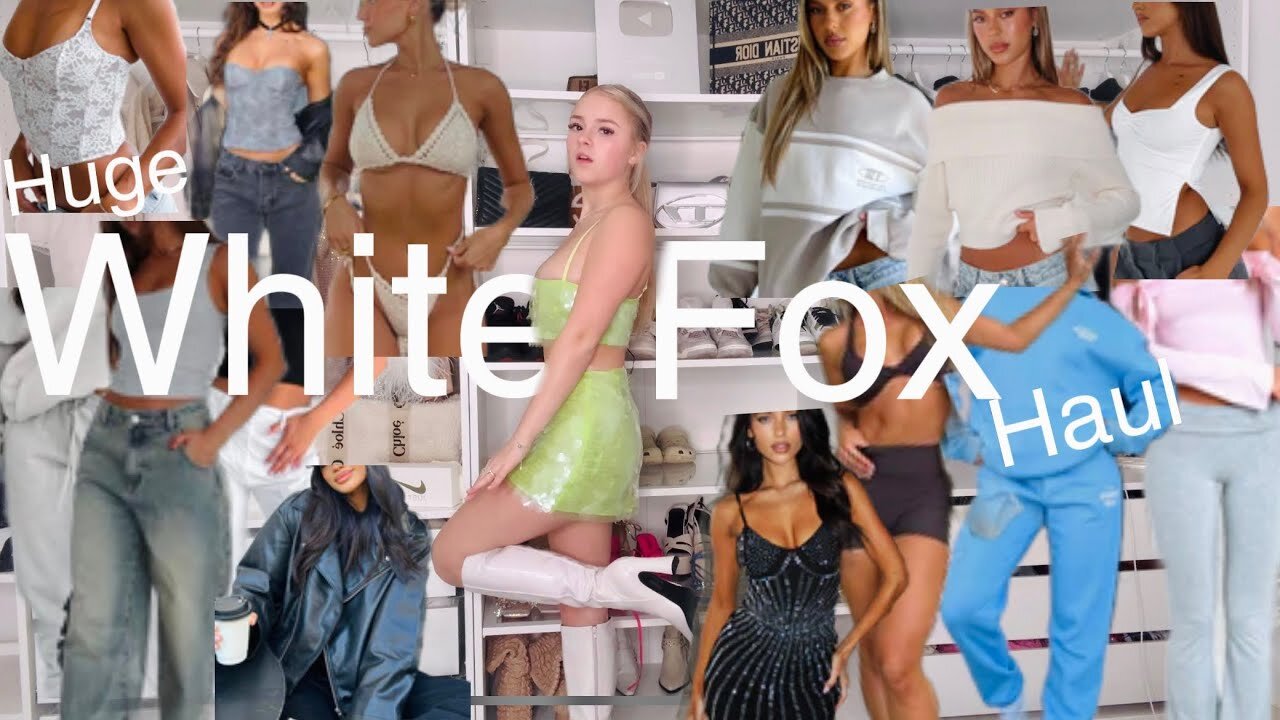 Huge White fox haul | try on video | discount code | ad