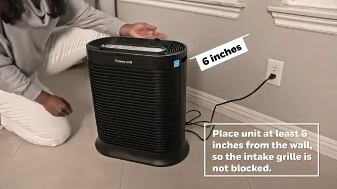 Honeywell HPA300 HEPA Air Purifier, Airborne Allergen Reducer for Large Rooms
