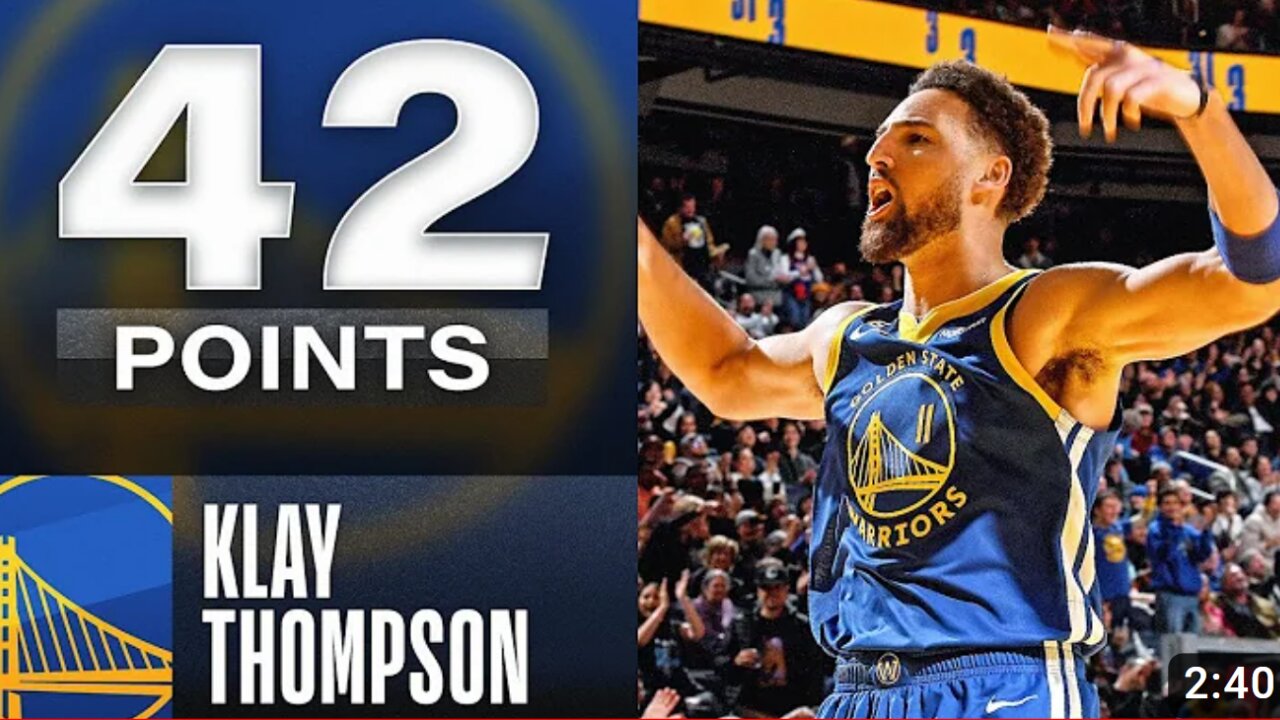 Klay Thompson shoots 12 THREES, UNREAL 🎯 | February 24, 2023