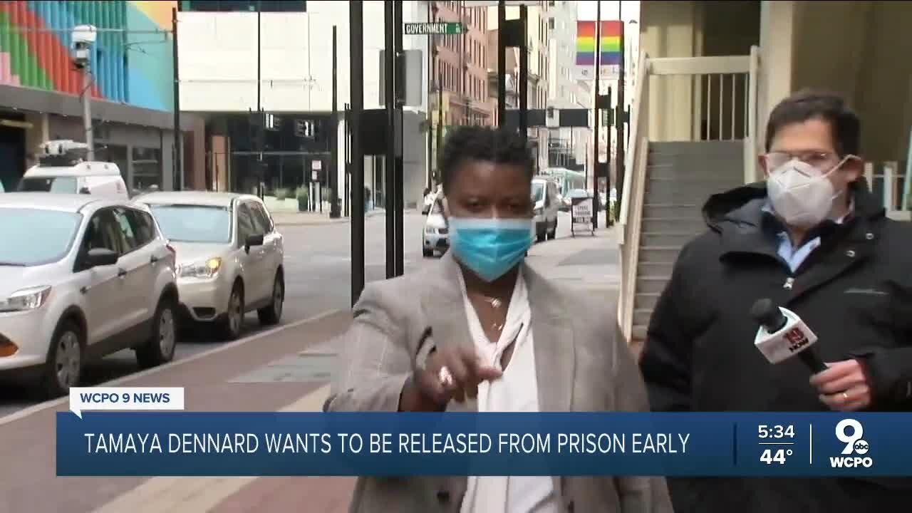 Former Cincinnati Councilwoman Tamaya Dennard asks for early release from prison