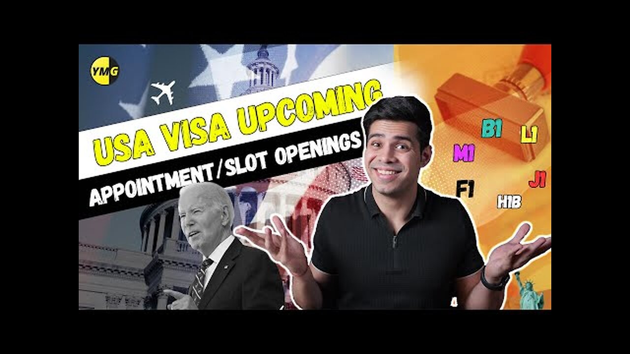 USA Visa Upcoming Appointment/Slot Openings | F-1, B-2, B-1, H-1B, J-1, J-2, M-1, M-2, H-4, L-1, L-2