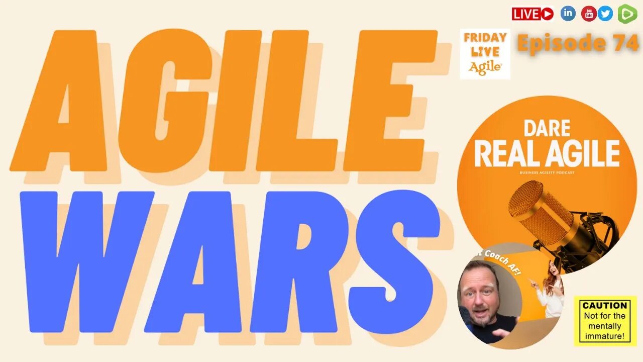 AGILE WARS - The Great Split 🔴 Friday Live Agile #74