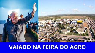 Lula foi vaiado na Feira do Agro na Bahia!